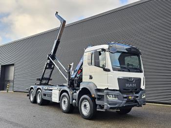 TGS 35.470 8X4 BB / HIAB CRANE + HOOKLIFT